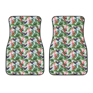 Hummingbird Pattern Print Design 05 Front Car Mats