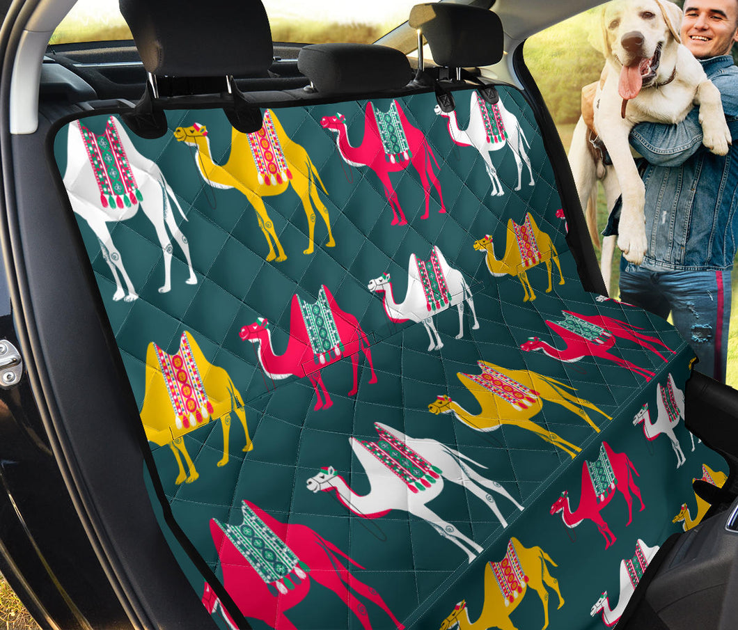 Camel Pattern Dog Car Seat Covers