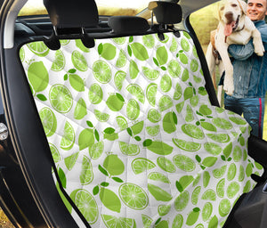 Lime Design Pattern Dog Car Seat Covers