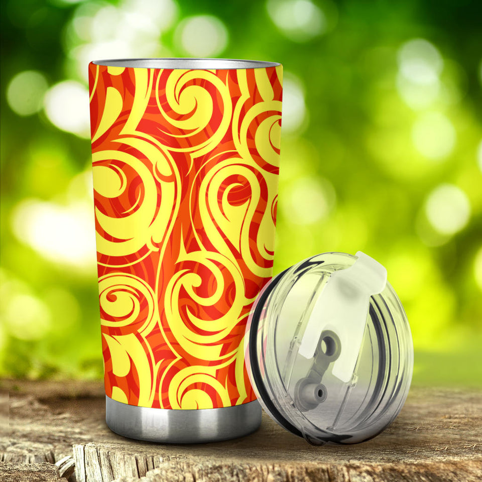 Fire Flame Design Pattern Tumbler