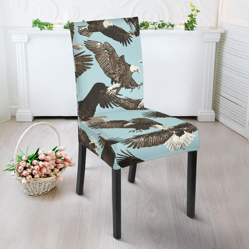 Eagle Pattern Print Design 01 Dining Chair Slipcover