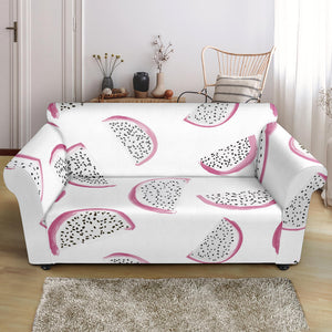 Dragon Fruit Pattern Loveseat Couch Slipcover