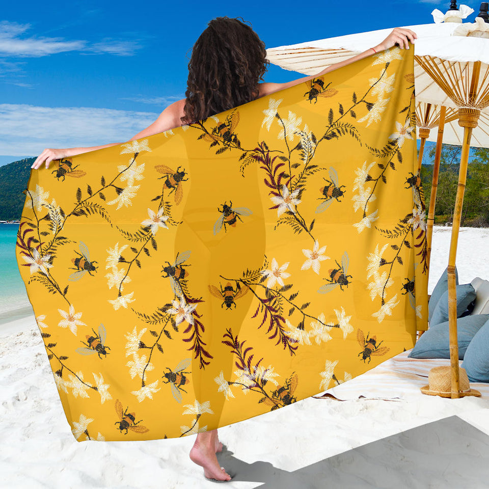 Bee Flower Pattern Sarong