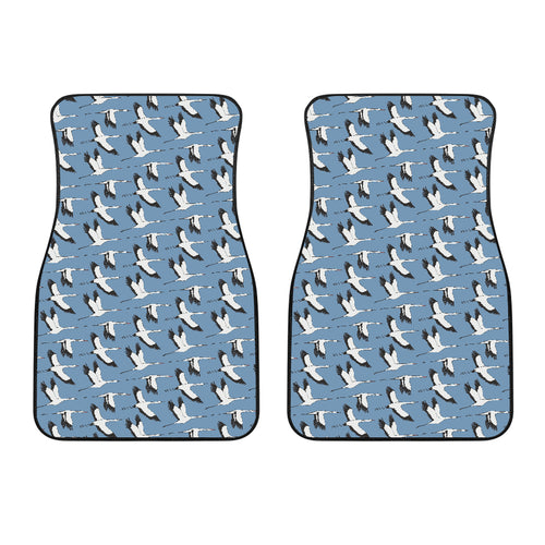 Seagull Pattern Print Design 04 Front Car Mats