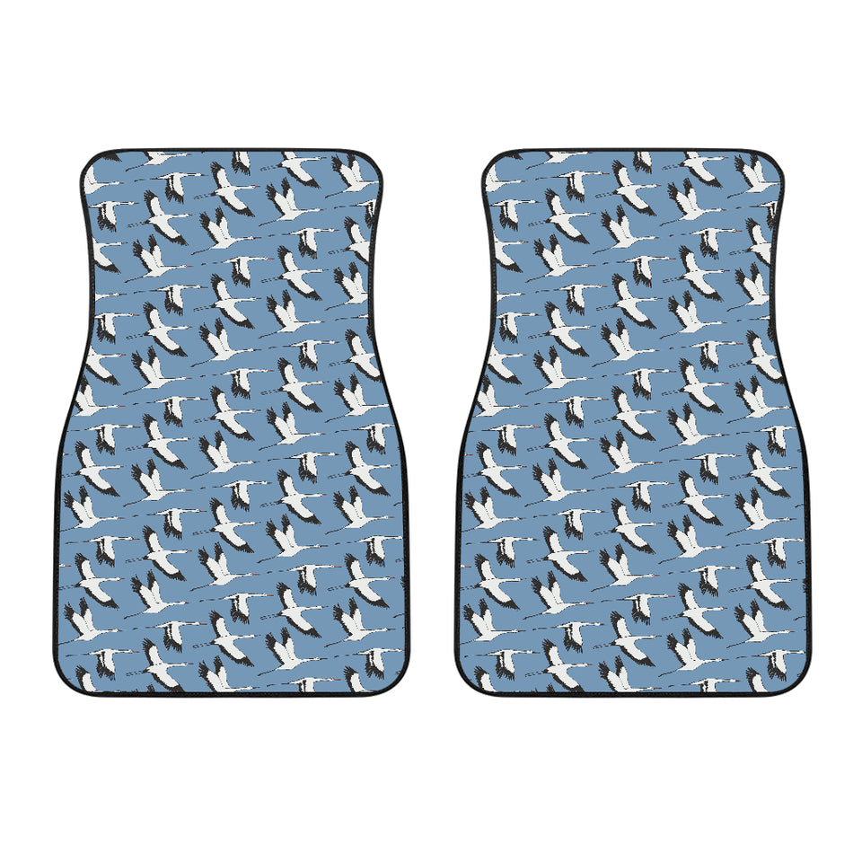 Seagull Pattern Print Design 04 Front Car Mats