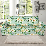 Hummingbird Pattern Print Design 01 Sofa Slipcover