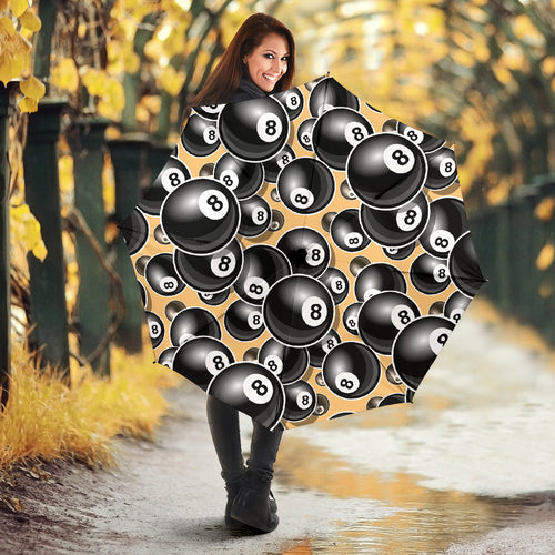 Billiard Ball Pattern Print Design 04 Umbrella