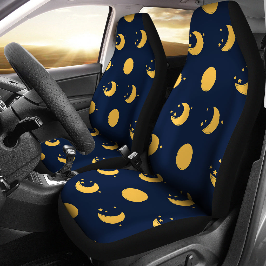 Moon Star Pattern Universal Fit Car Seat Covers