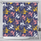 Koi Fish Carp Fish Pattern Shower Curtain Fulfilled In US