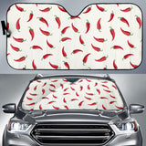 Chili Peppers Pattern Car Sun Shade