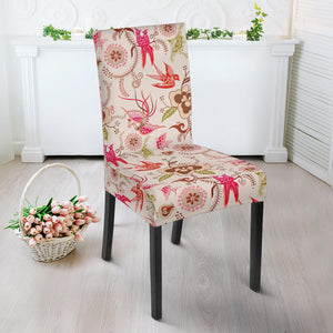 Swallow Pattern Print Design 01 Dining Chair Slipcover