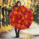 Autumn Maple Leaf Pattern Umbrella