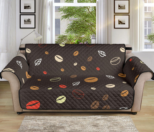 Coffee bean leave pattern Sofa Cover Protector