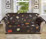 Coffee bean leave pattern Sofa Cover Protector