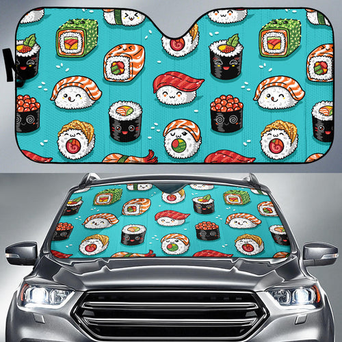 Cute Sushi Pattern Car Sun Shade