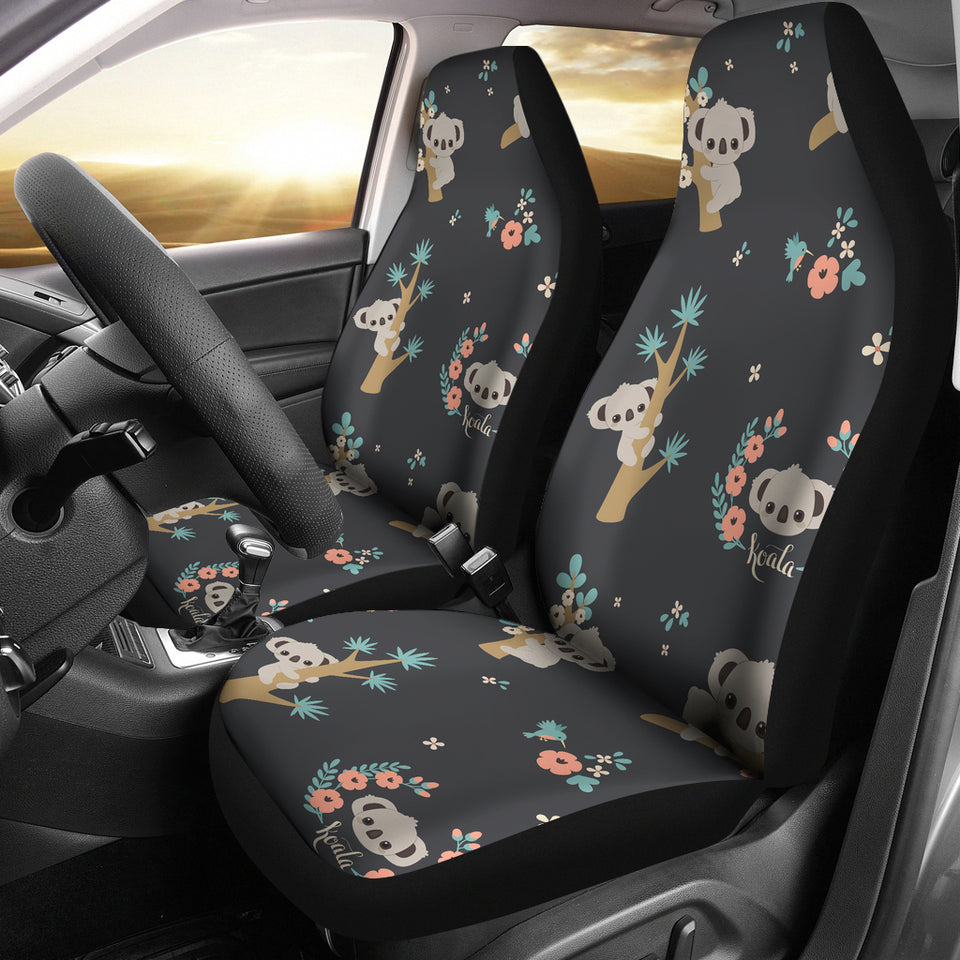 Cute Koala Pattern Universal Fit Car Seat Covers