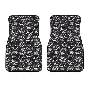 Dice Pattern Print Design 01 Front Car Mats