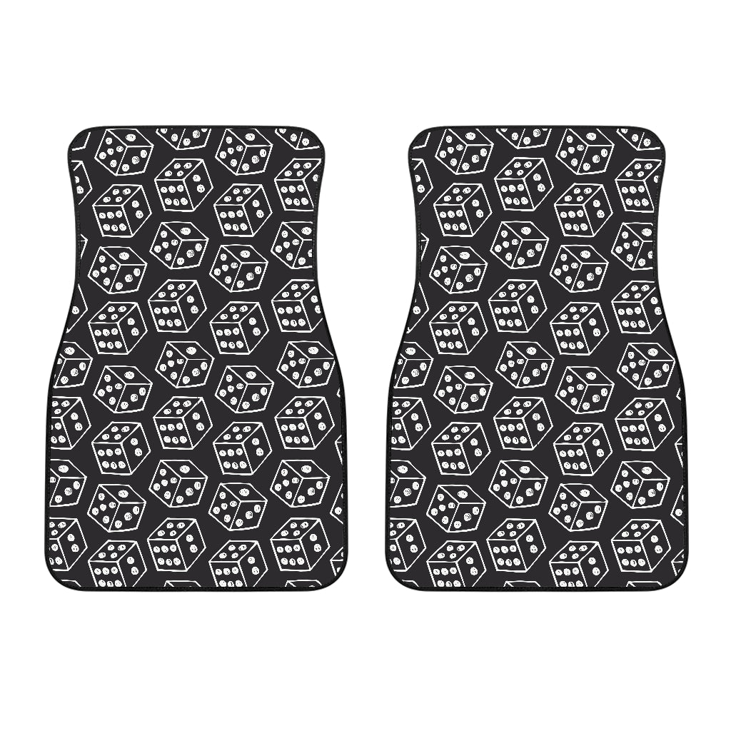 Dice Pattern Print Design 01 Front Car Mats