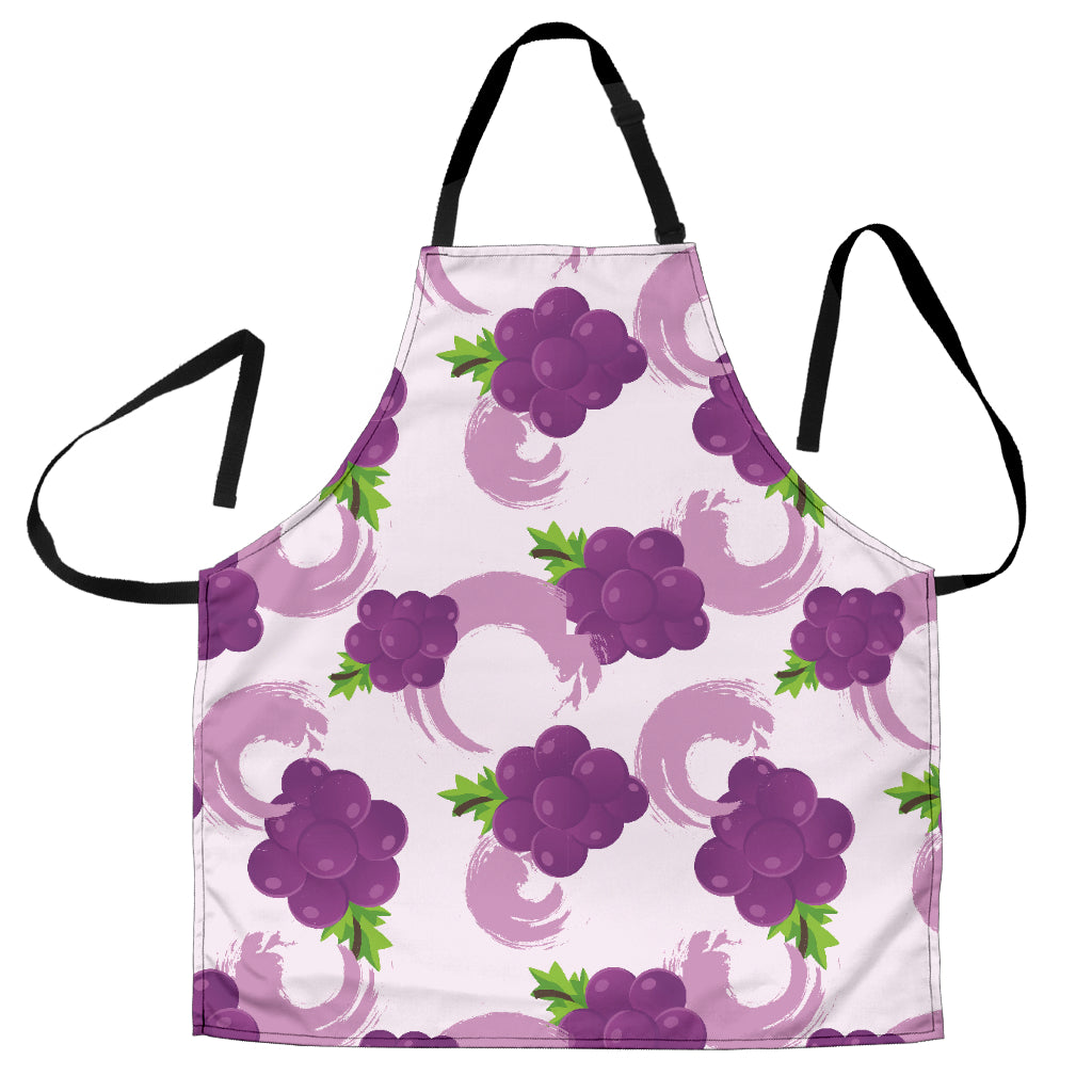 Cute Grape Pattern Adjustable Apron