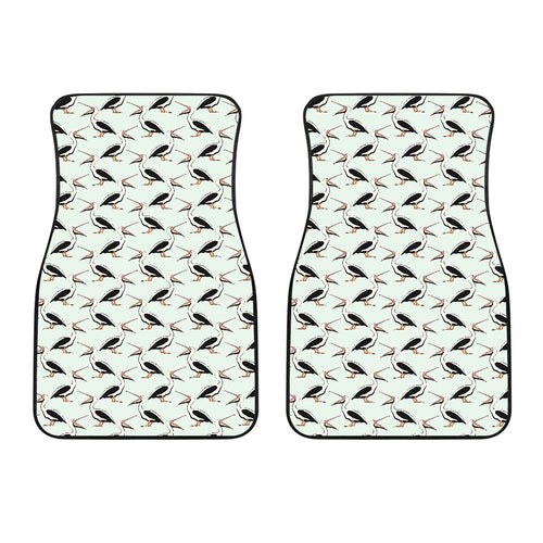 Pelican Pattern Print Design 02 Front Car Mats