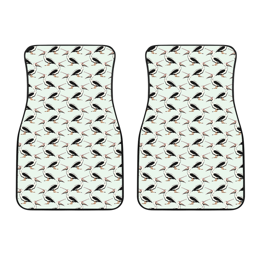 Pelican Pattern Print Design 02 Front Car Mats