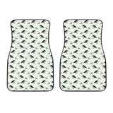 Pelican Pattern Print Design 02 Front Car Mats