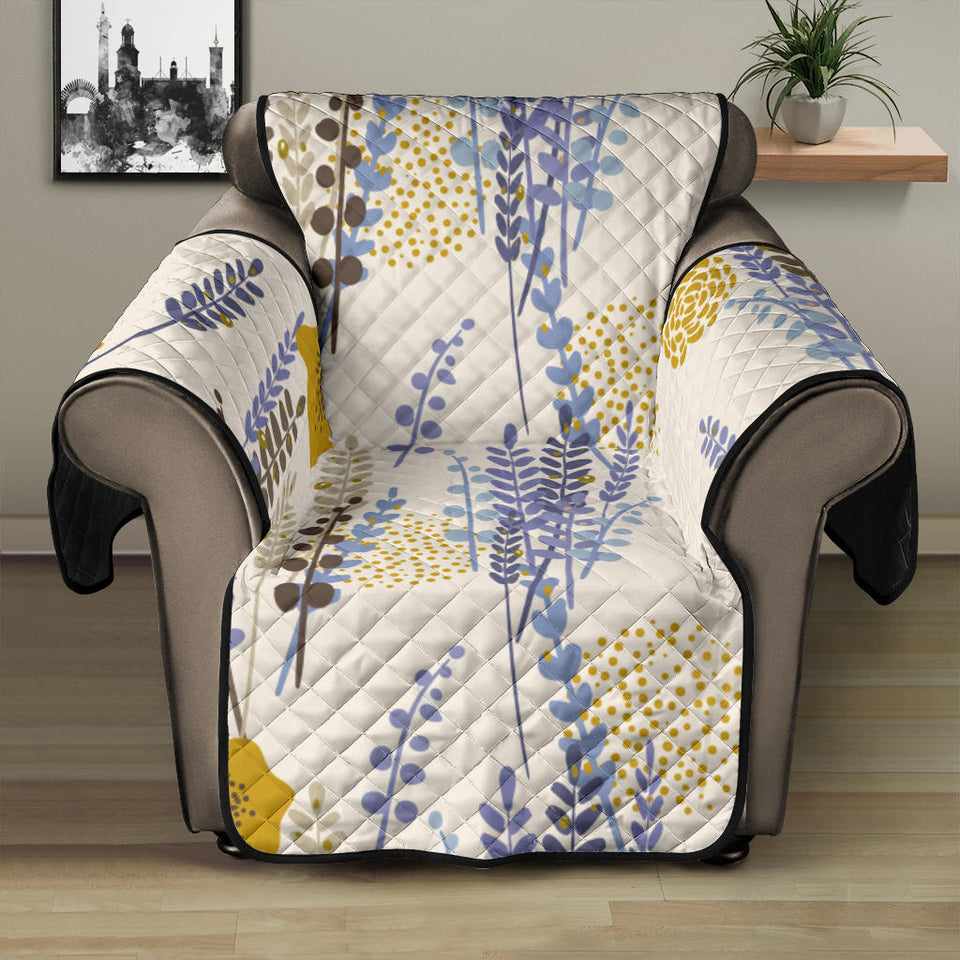 Lavender modern pattern blackground Recliner Cover Protector
