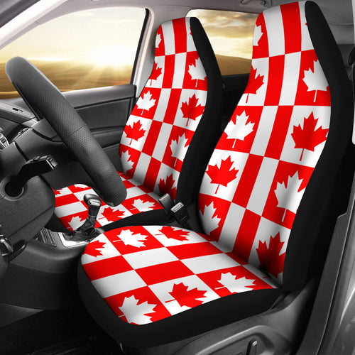 Canada Pattern Print Design 05 Universal Fit Car Seat Covers