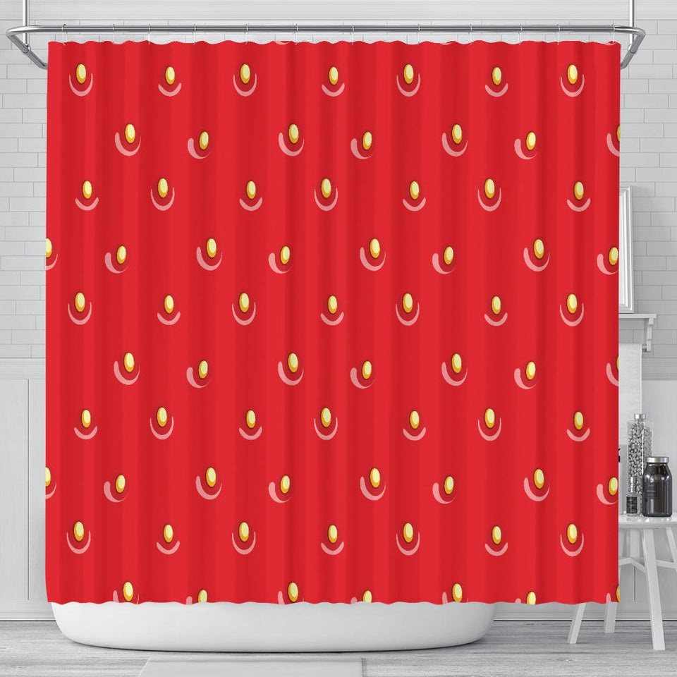 Strawberry Texture Skin Pattern Shower Curtain Fulfilled In US