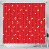 Strawberry Texture Skin Pattern Shower Curtain Fulfilled In US