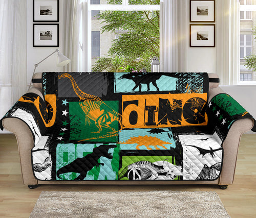 dinosaurs print pattern Sofa Cover Protector