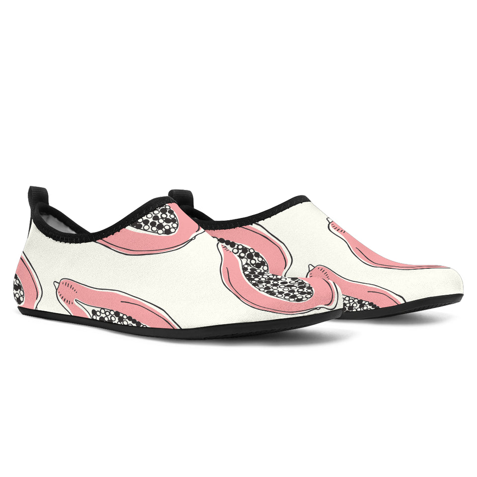 Papaya Pattern Aqua Shoes