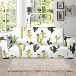 Cute Cactus Pattern Sofa Slipcover