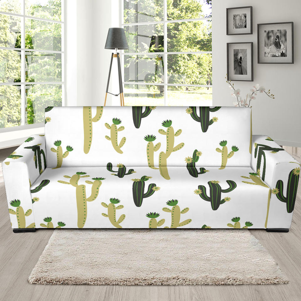 Cute Cactus Pattern Sofa Slipcover