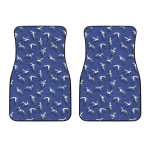 Seagull Pattern Print Design 03 Front Car Mats