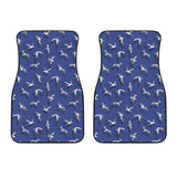 Seagull Pattern Print Design 03 Front Car Mats