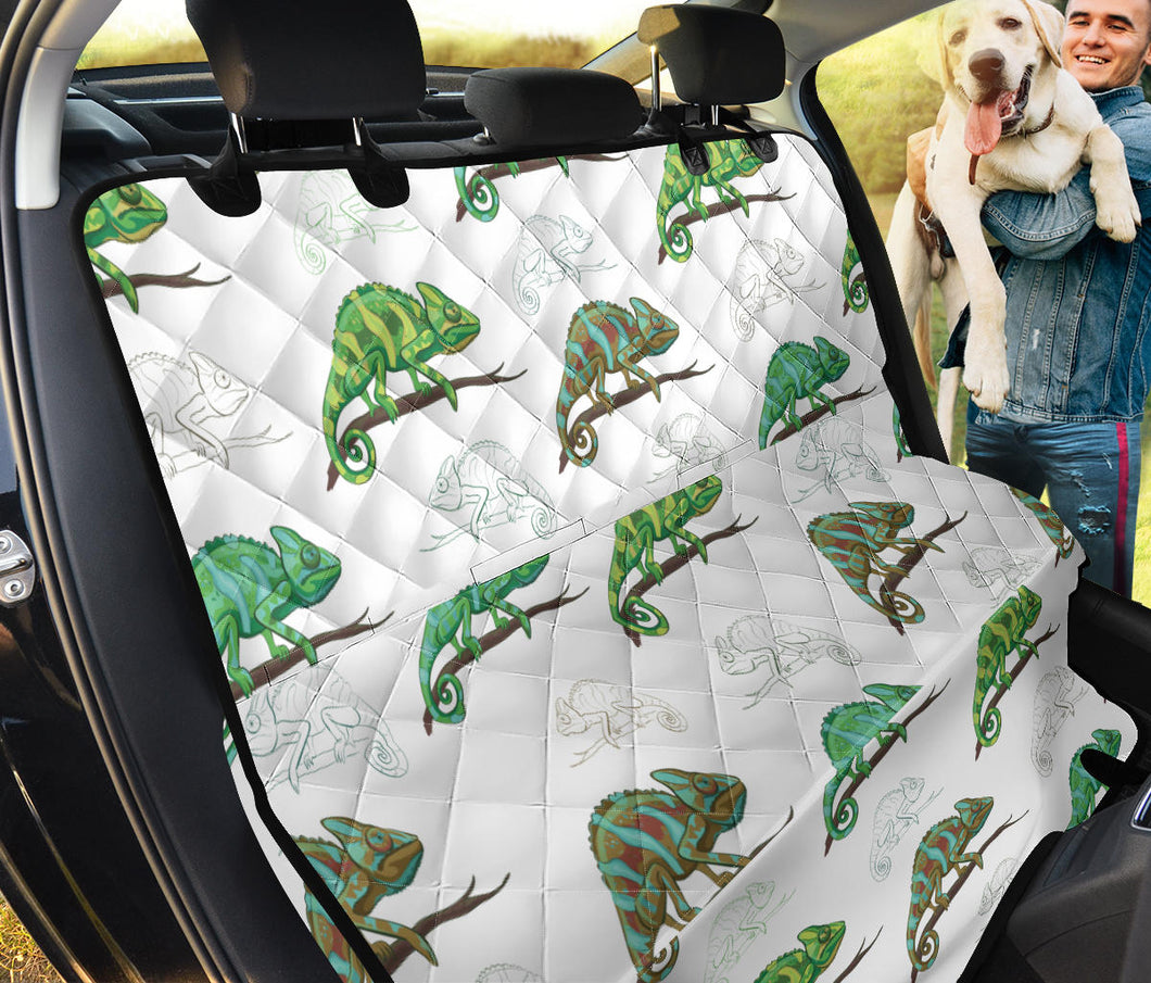 Chameleon Lizard Pattern Dog Car Seat Covers