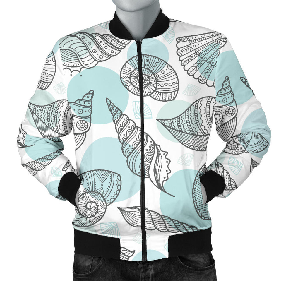 Shell Polynesian Tribal  Men'S Bomber Jacket