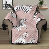 Cute zebra pattern Recliner Cover Protector