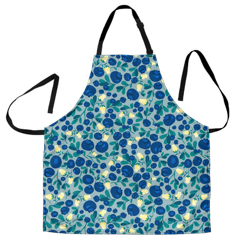 Blueberry Design Pattern Adjustable Apron