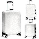 Arabic White Pattern Luggage Covers