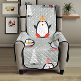 Cute Penguin christmas pattern Chair Cover Protector