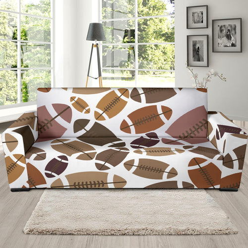 American Football Ball Pattern Sofa Slipcover
