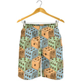 Dice Pattern Print Design 05 Men Shorts