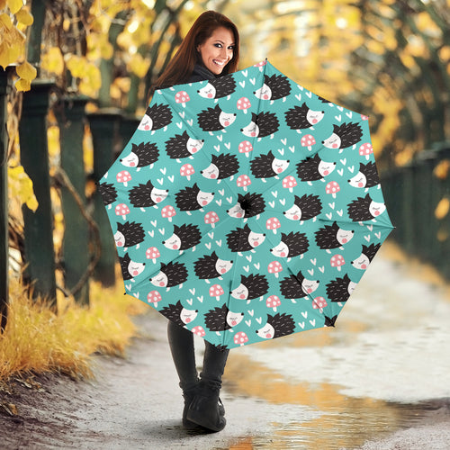 Hedgehog Pattern Print Design 03 Umbrella