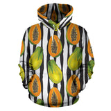 Papaya Design Pattern Men Women Pullover Hoodie