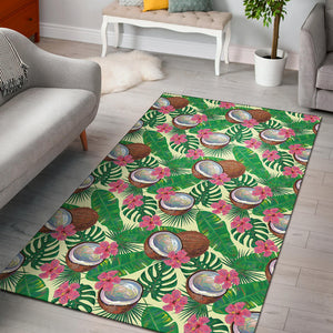 Coconut Pattern Print Design 01 Area Rug