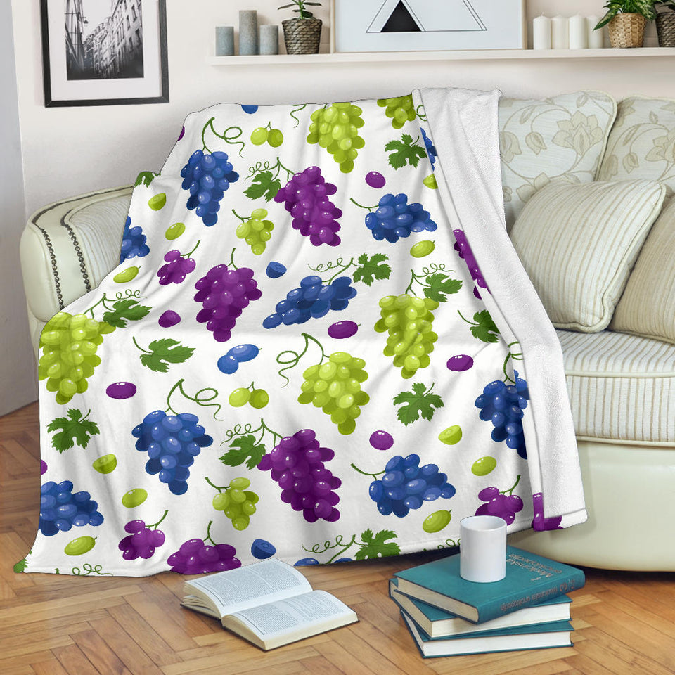 Grape Pattern Premium Blanket