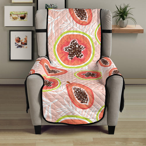 papaya leaves pattern Chair Cover Protector