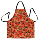 Fire Flame Pattern Adjustable Apron